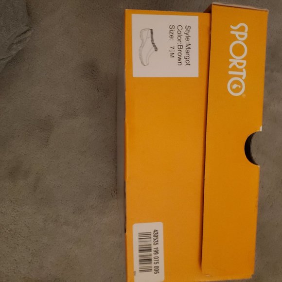 Sporto Margot mules, brown suede, faux fur trim, size 7 1/2M - Picture 4 of 4